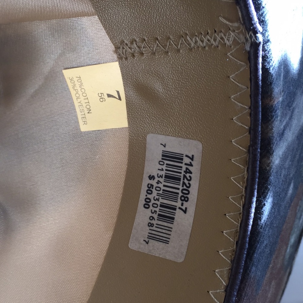 Cream Green color Double S brand Western Cowboy style Hat, in great condition - Picture 2 of 12
